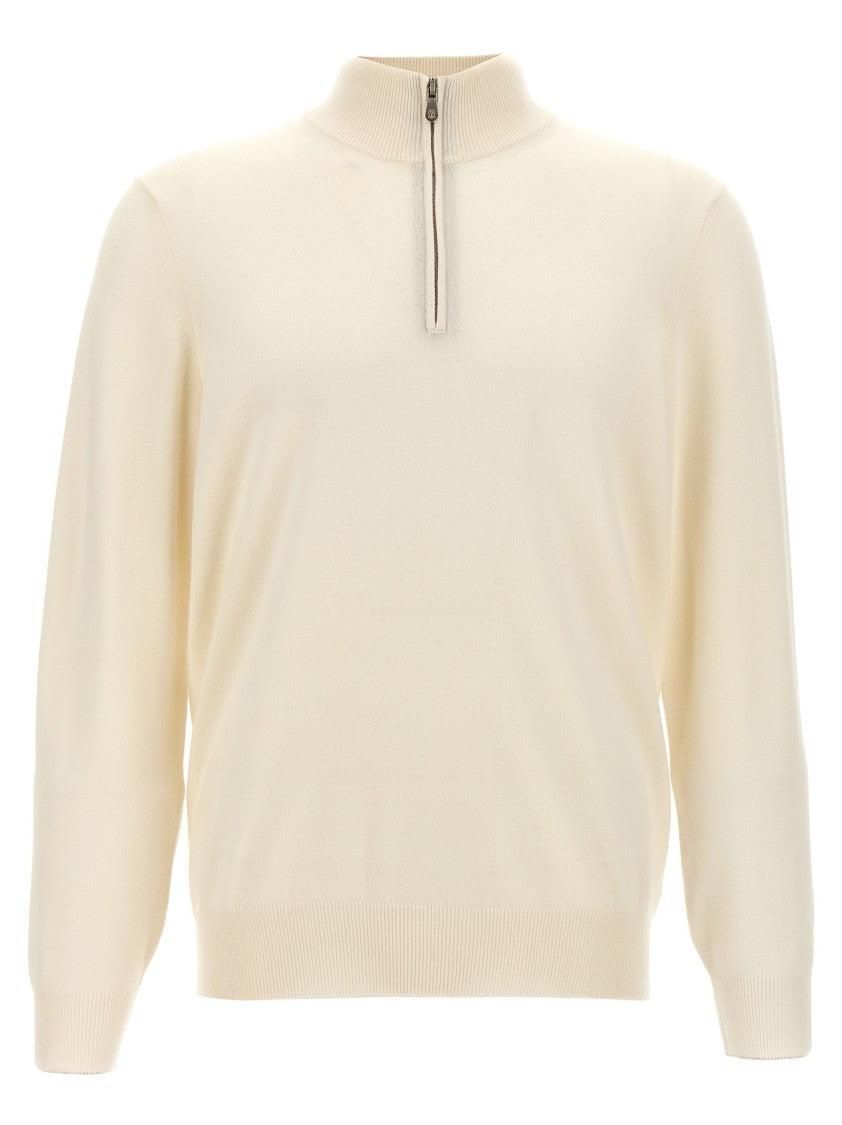 Brunello Cucinelli High Neck Cashmere Sweater
