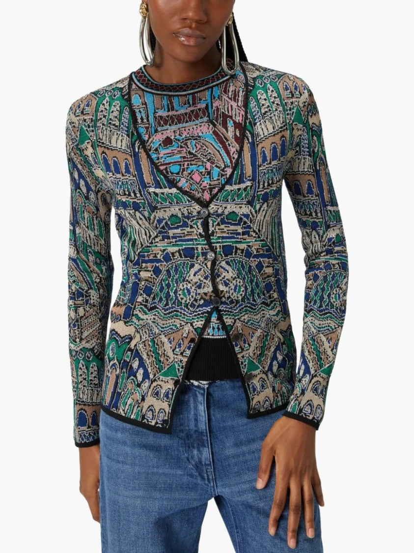 Missoni Intricately Patterned Buttoned Cardigan