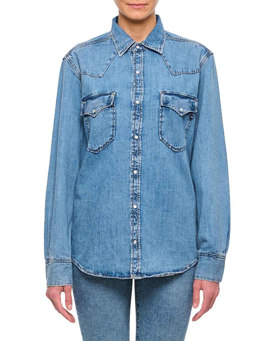 Ag Classic Blue Denim Shirt
