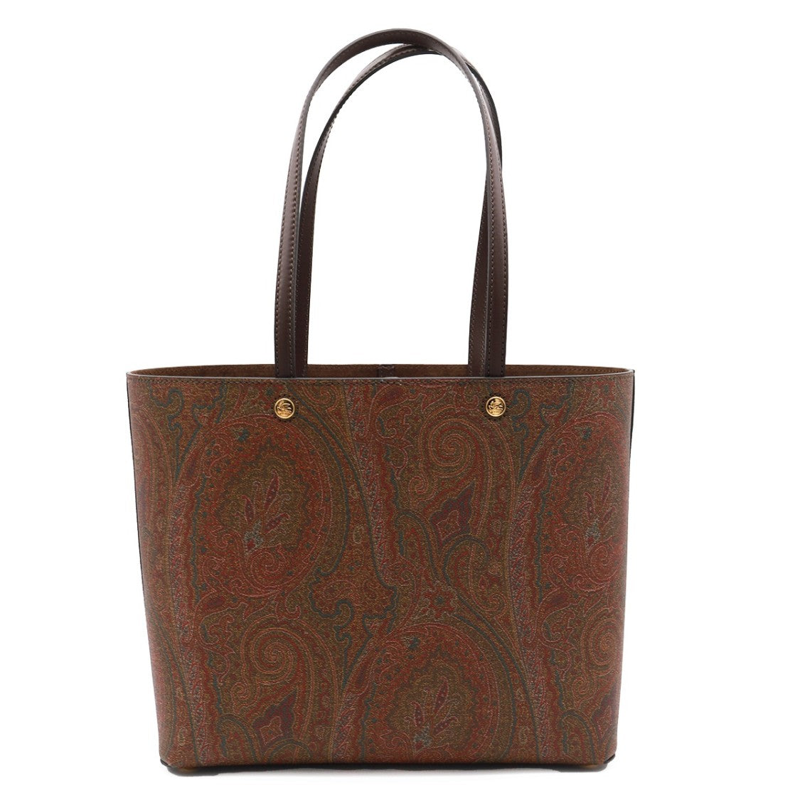 Etro Brown Patterned Tote Bag