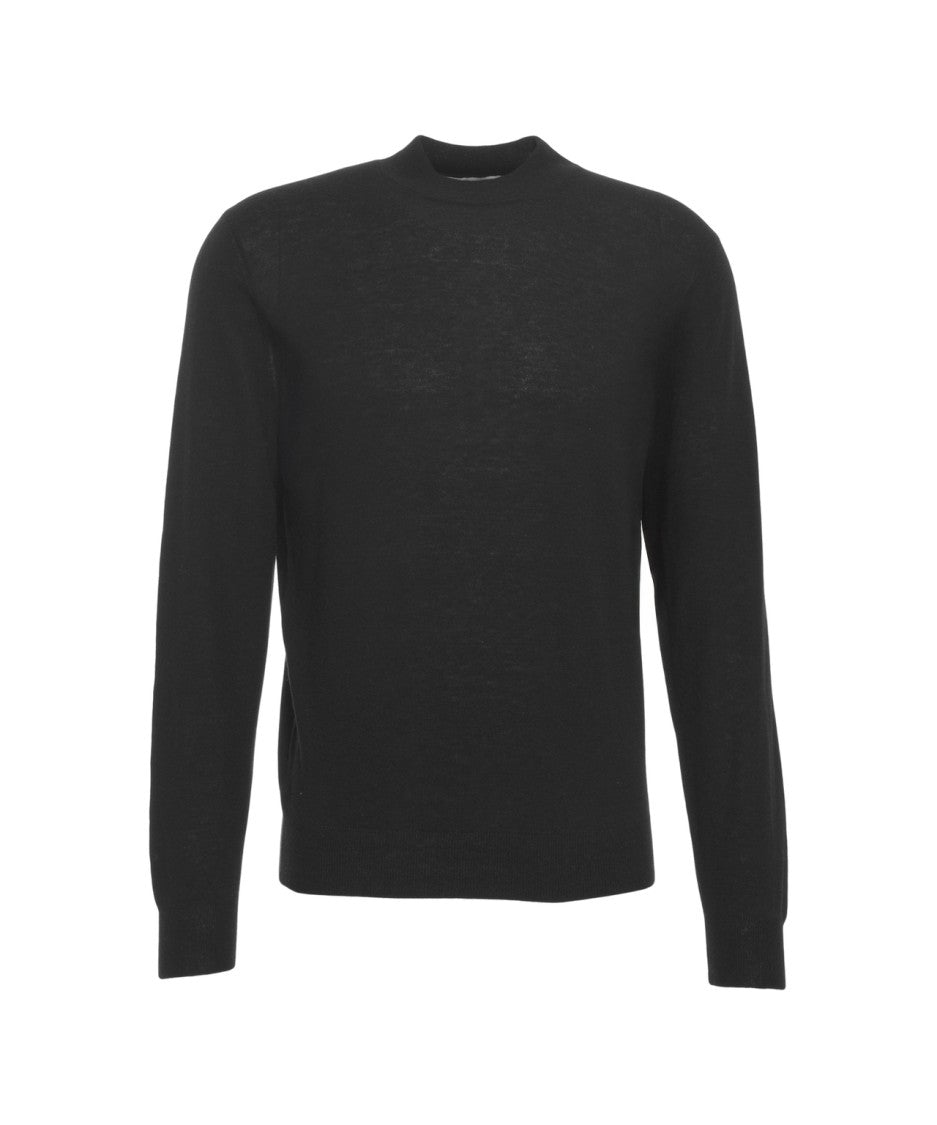 Gender High Collar Slim-Fit Knit Sweater In Fabric