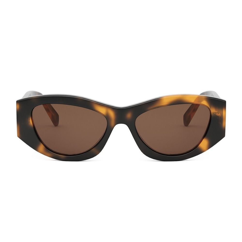 Celine Triomphe Cat-Eye Sculpted Acetate Sunglasses