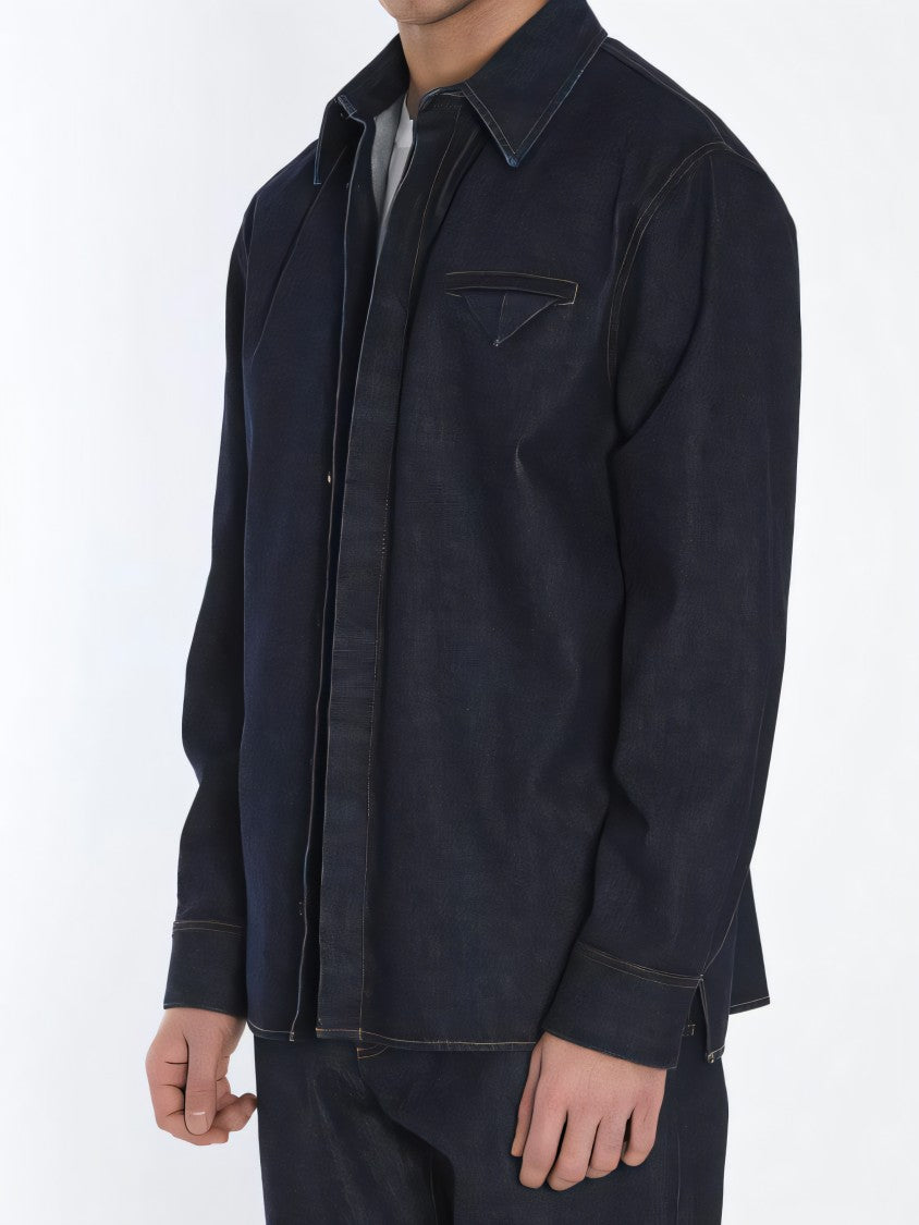 Bottega Veneta Black Long-Sleeve Shirt