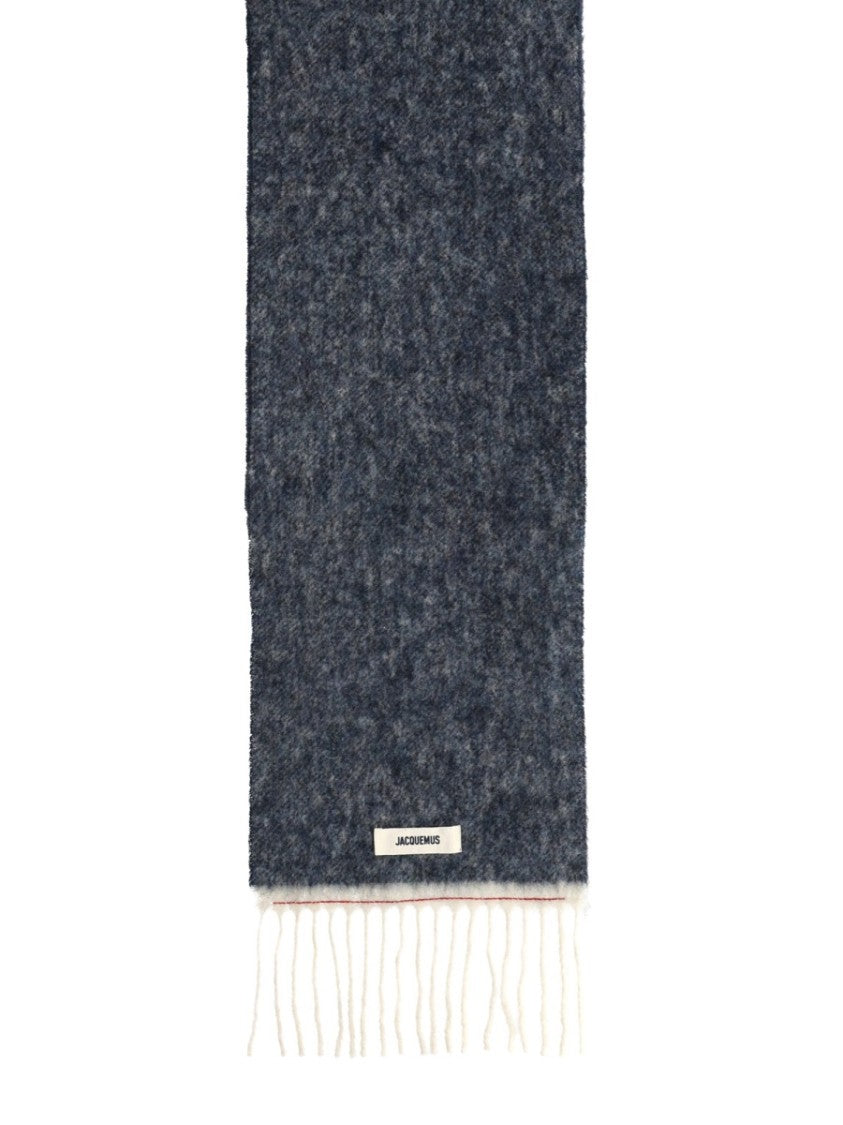 Jacquemus Wagon Heathered Textured Scarf