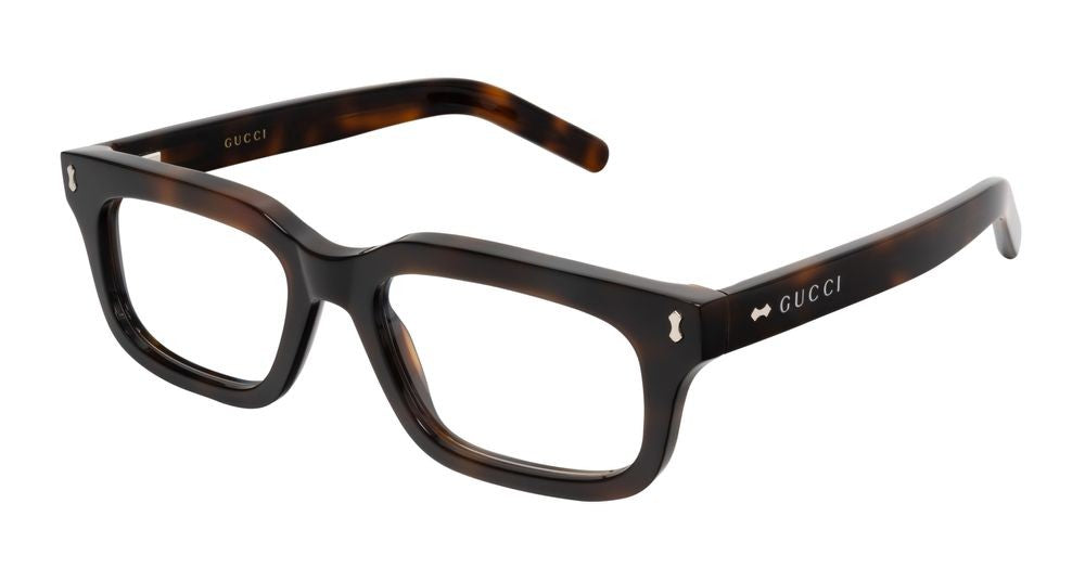 Gucci Havana Square-Shaped Tortoiseshell Acetate Sunglasses