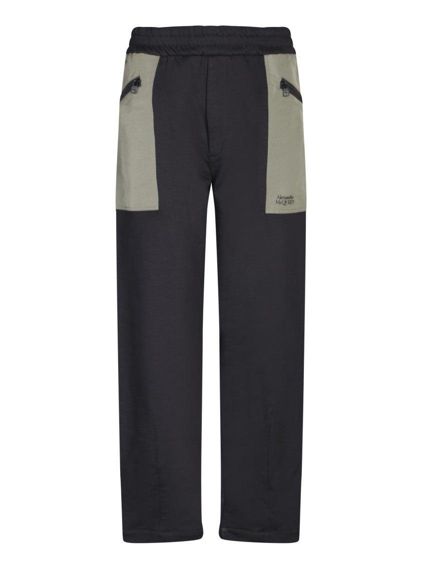 Alexander Mcqueen Black Track Pants