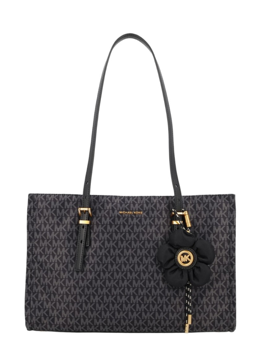 Michael Michael Kors Medium Tote Bag With Monogram Pattern And Adjustable Straps