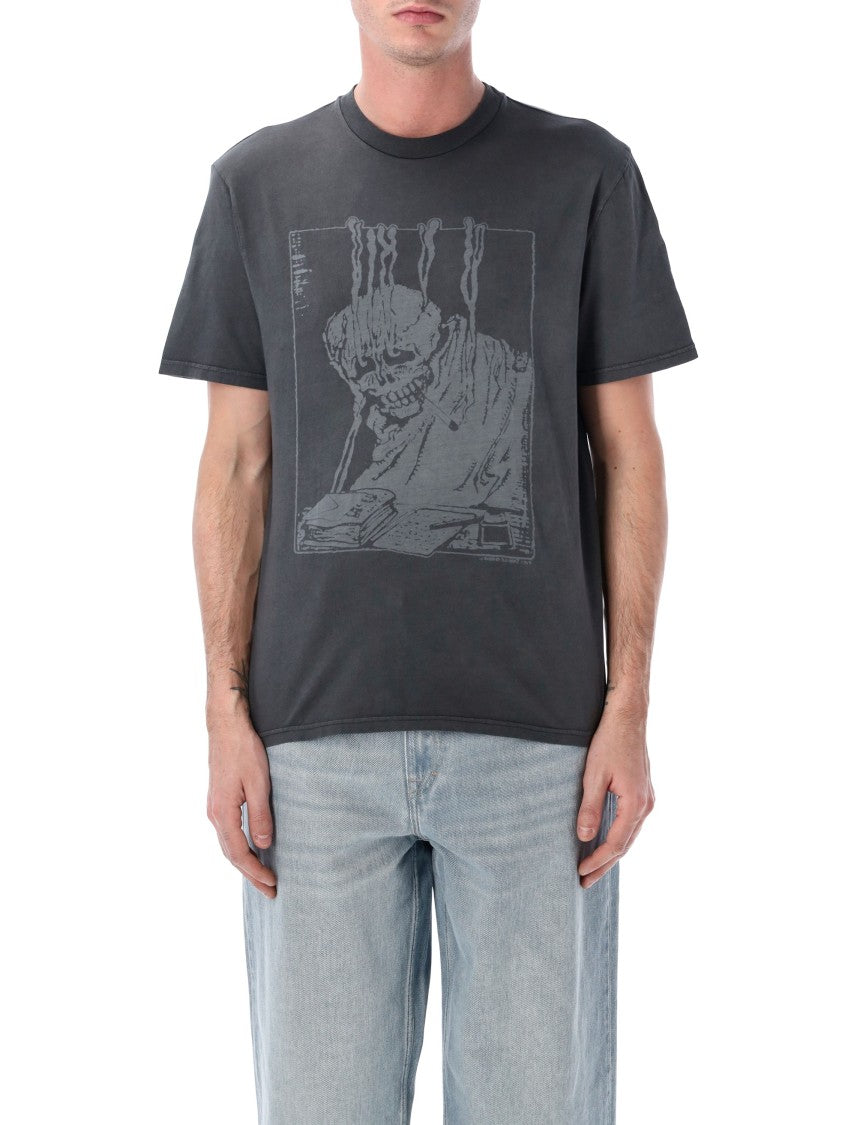 Our Legacy Box T-Shirt With Angry Fan Mail Print