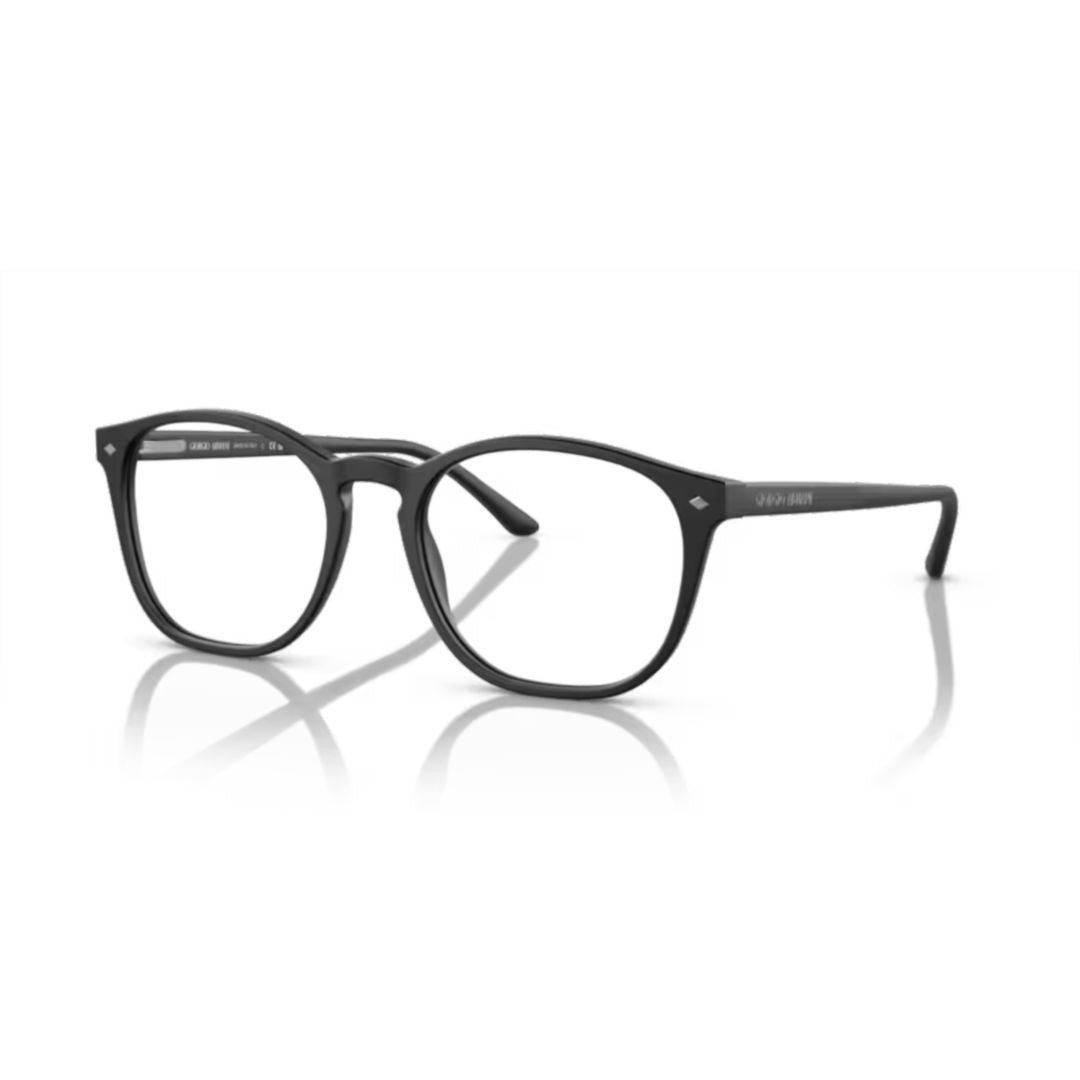 Giorgio Armani 0Ar7074 Rounded Square Eyeglasses With Keyhole Bridge