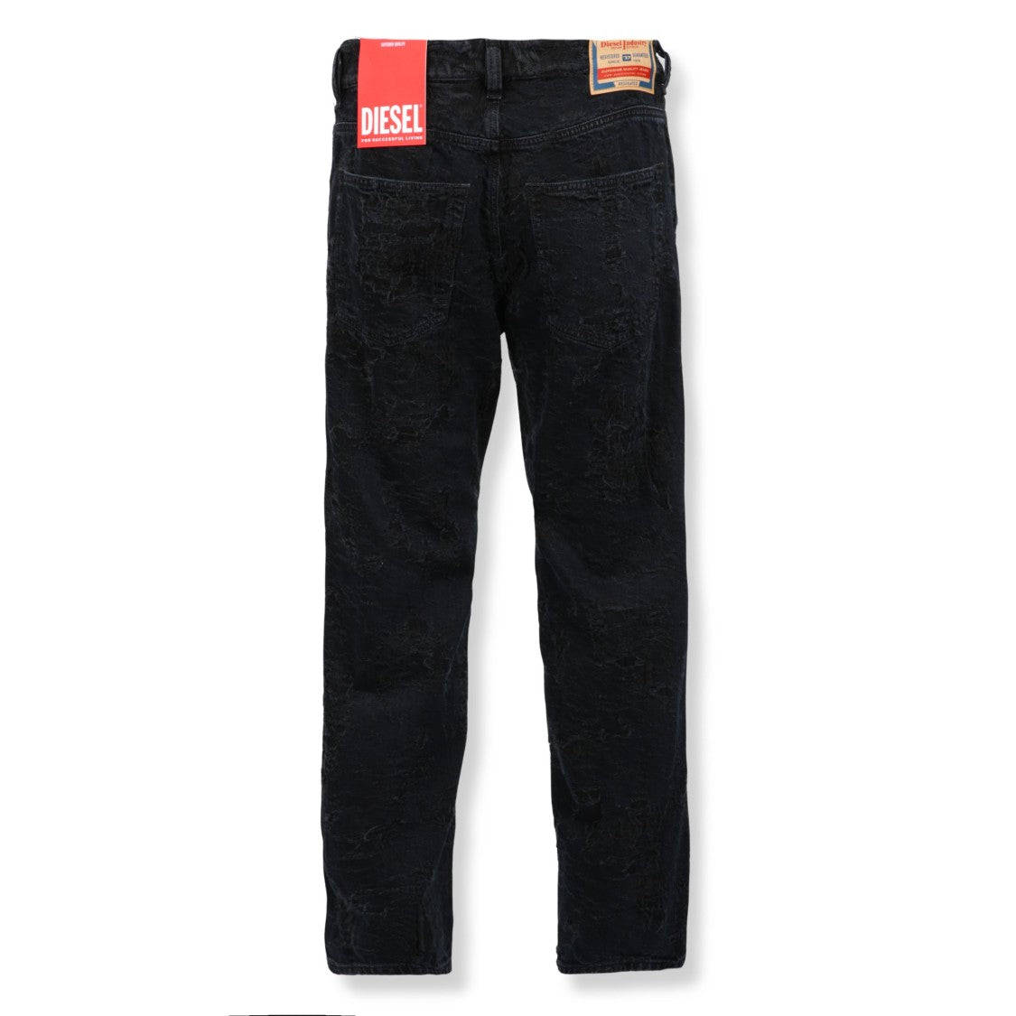 Diesel Straight-Leg Denim Pants With Minimalist Design