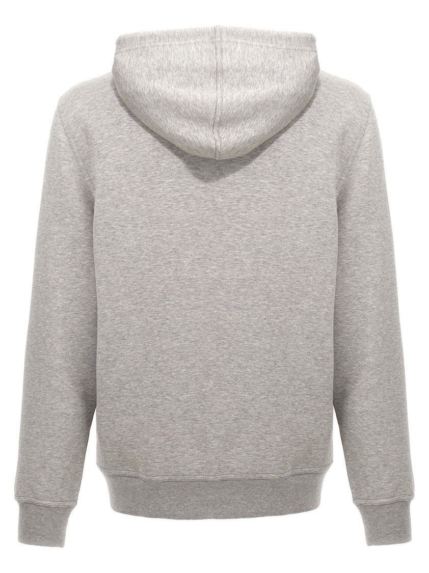 Brunello Cucinelli Zip Closure Cotton Blend Hoodie