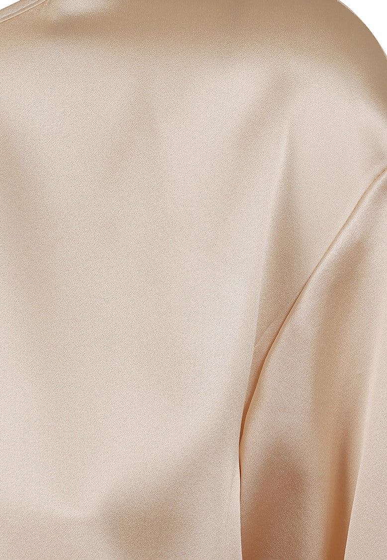 Emporio Armani Satin Round Neck Blouse