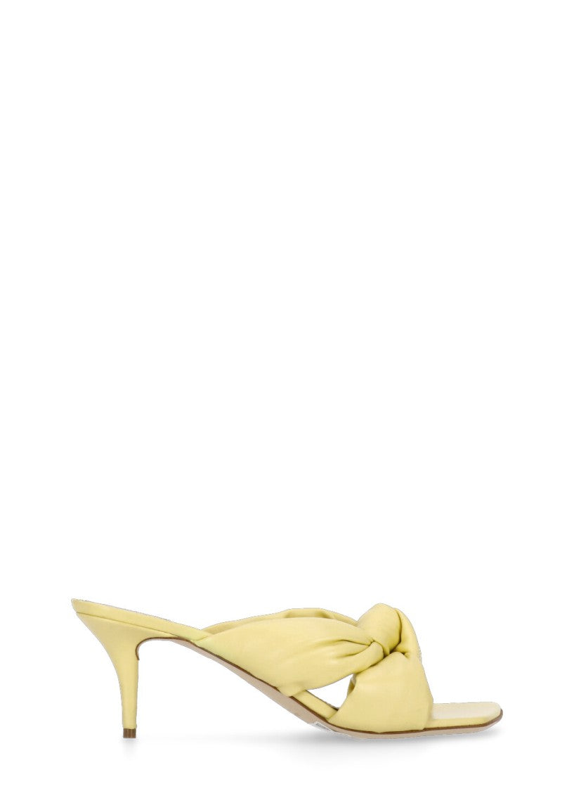 Fabiana Filippi Yellow Leather Sandals