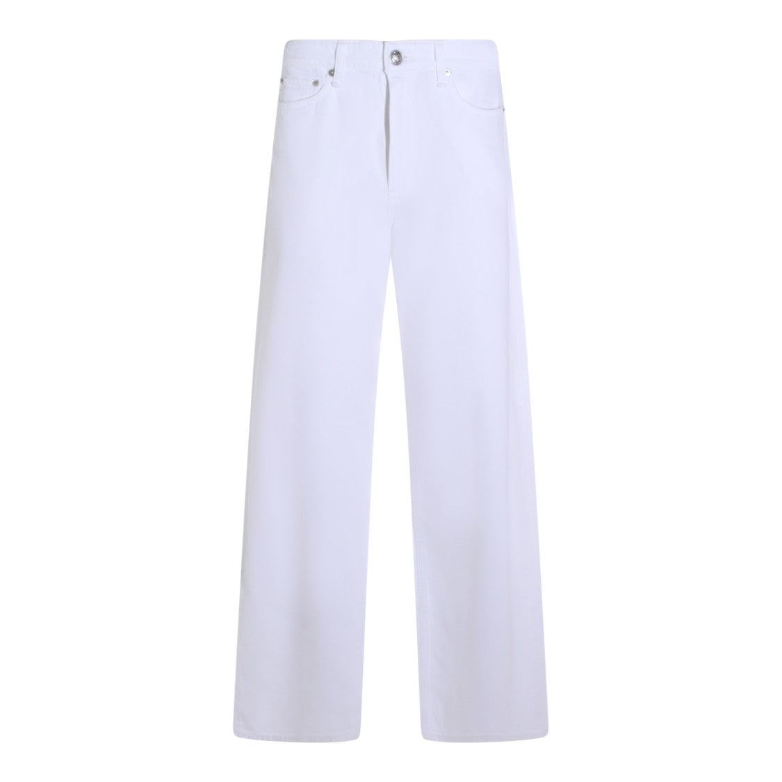 Rag & Bone High-Waisted Wide-Leg Jeans With Five-Pocket Design