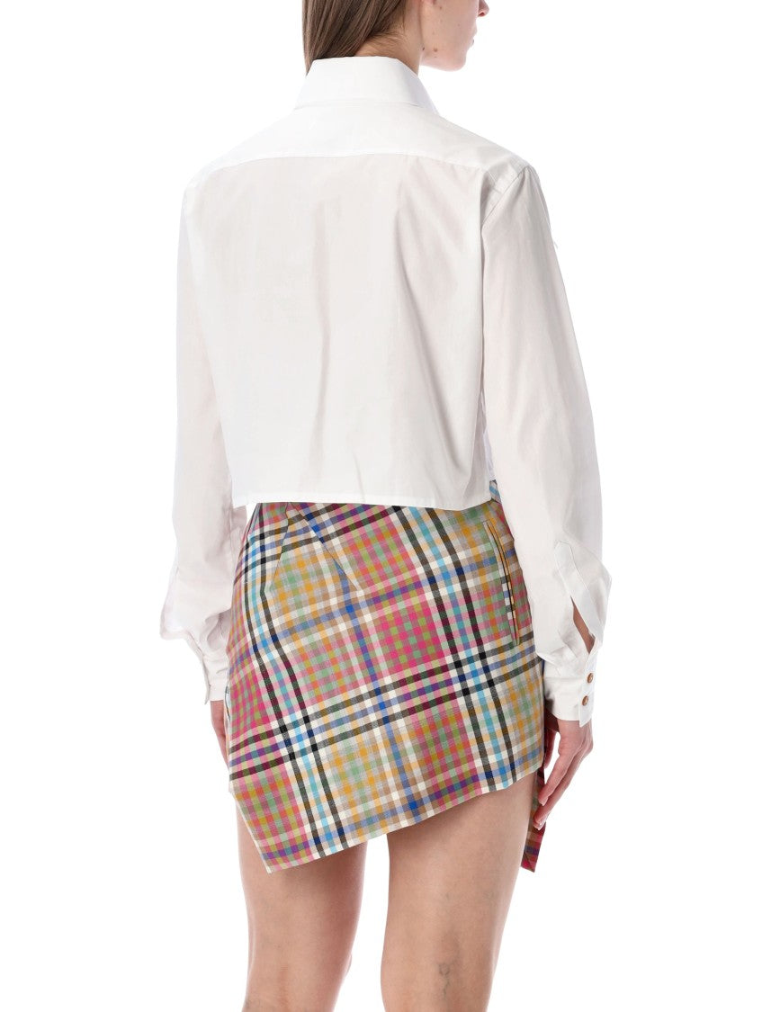 Vivienne Westwood Cut-Off Heart Cotton Shirt