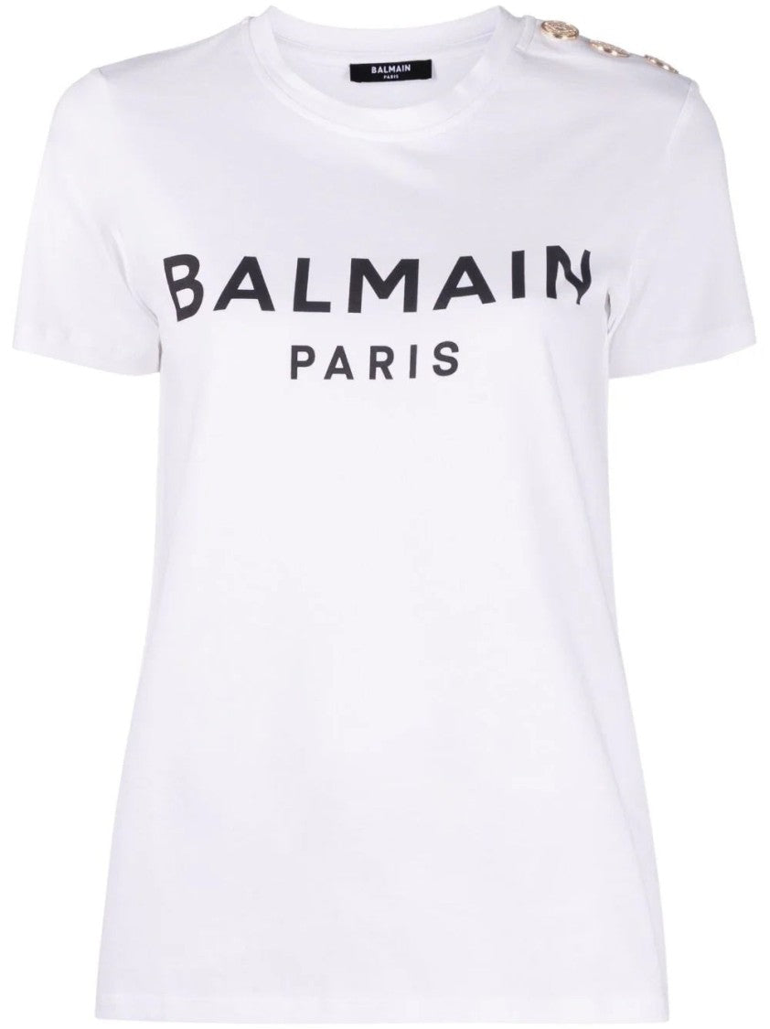 Balmain 3 Btn Printed T-Shirt