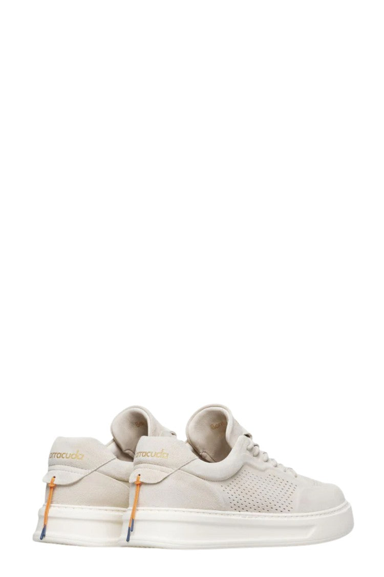 Barracuda White Phoneix Slip-On Suede Sneakers