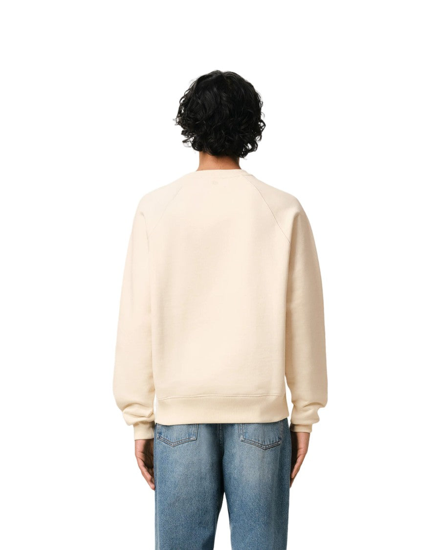 Ami Paris Crewneck Sweatshirt With Tonal Logo