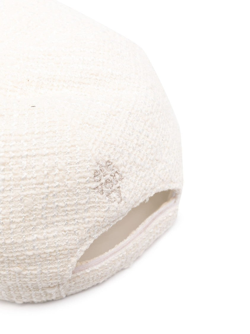 Eleventy Textured Beige Baseball Hat
