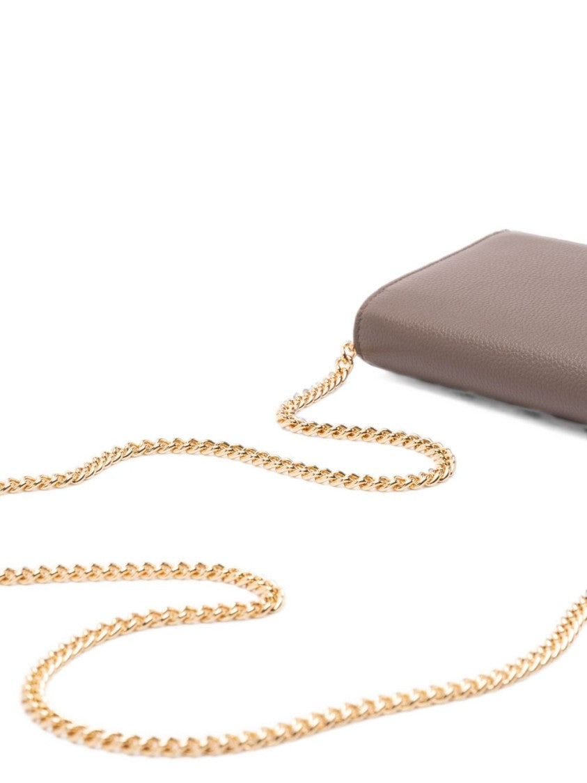Gucci Pebbled Leather Gold-Tone Accent Shoulder Bag