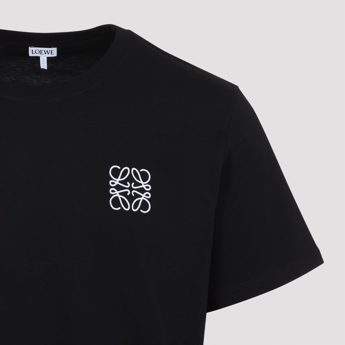 Loewe Black Cotton Jersey Anagram T-Shirt