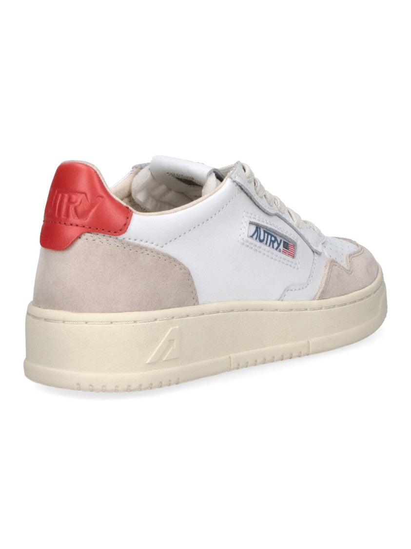 Autry Low-Top Sneakers With Suede Overlays