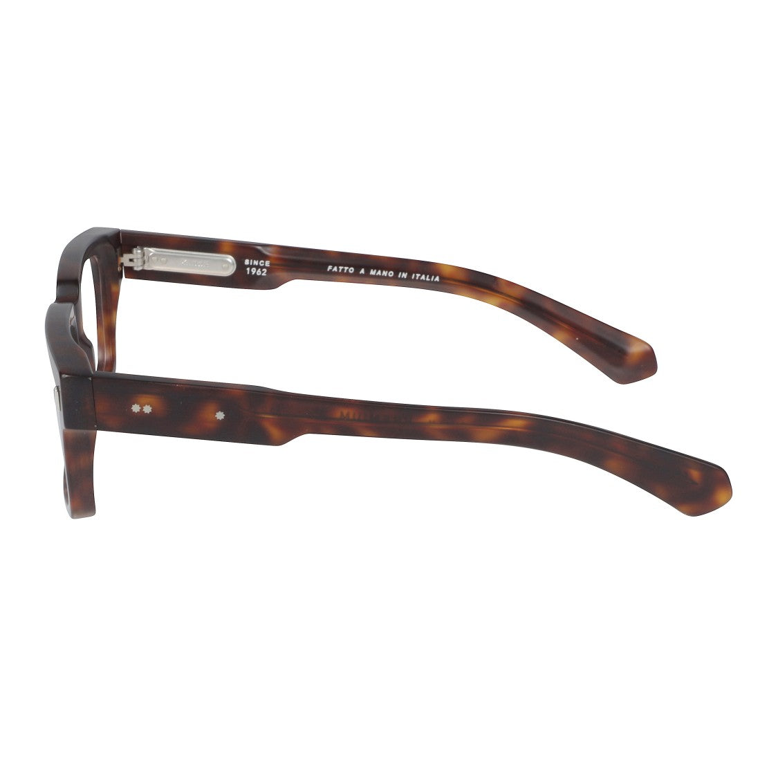 Kador Premium 2 Tortoiseshell Rectangular Frame Eyeglasses With Metallic Accents