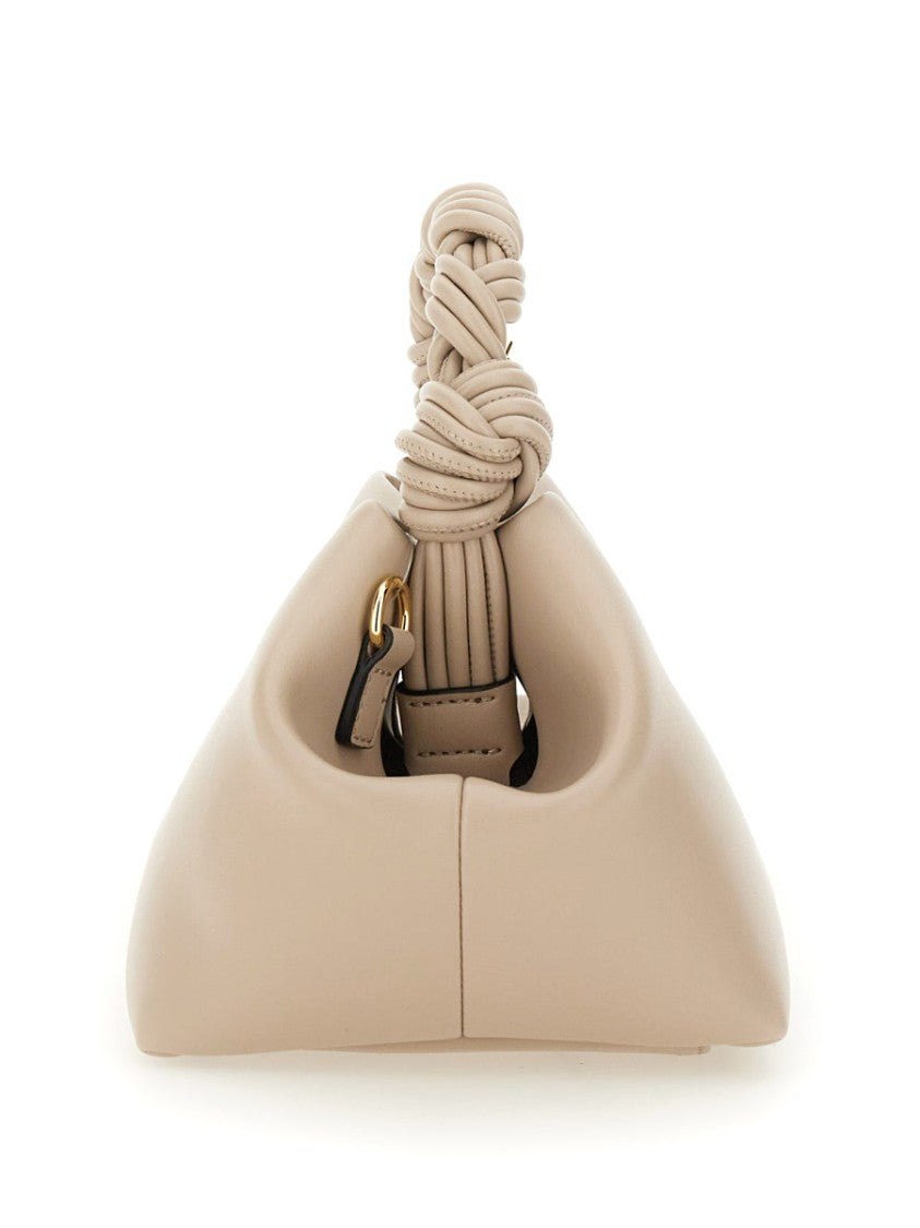 Ganni Bou Small Geometric Recycled Leather-Blend Shoulder Bag