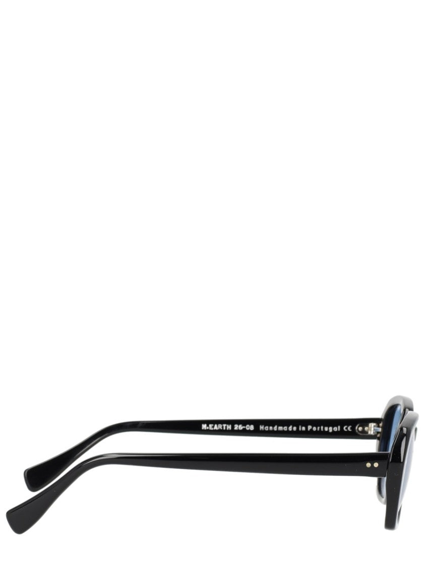 Our Legacy Earth Rectangular Glossy Black Acetate Sunglasses
