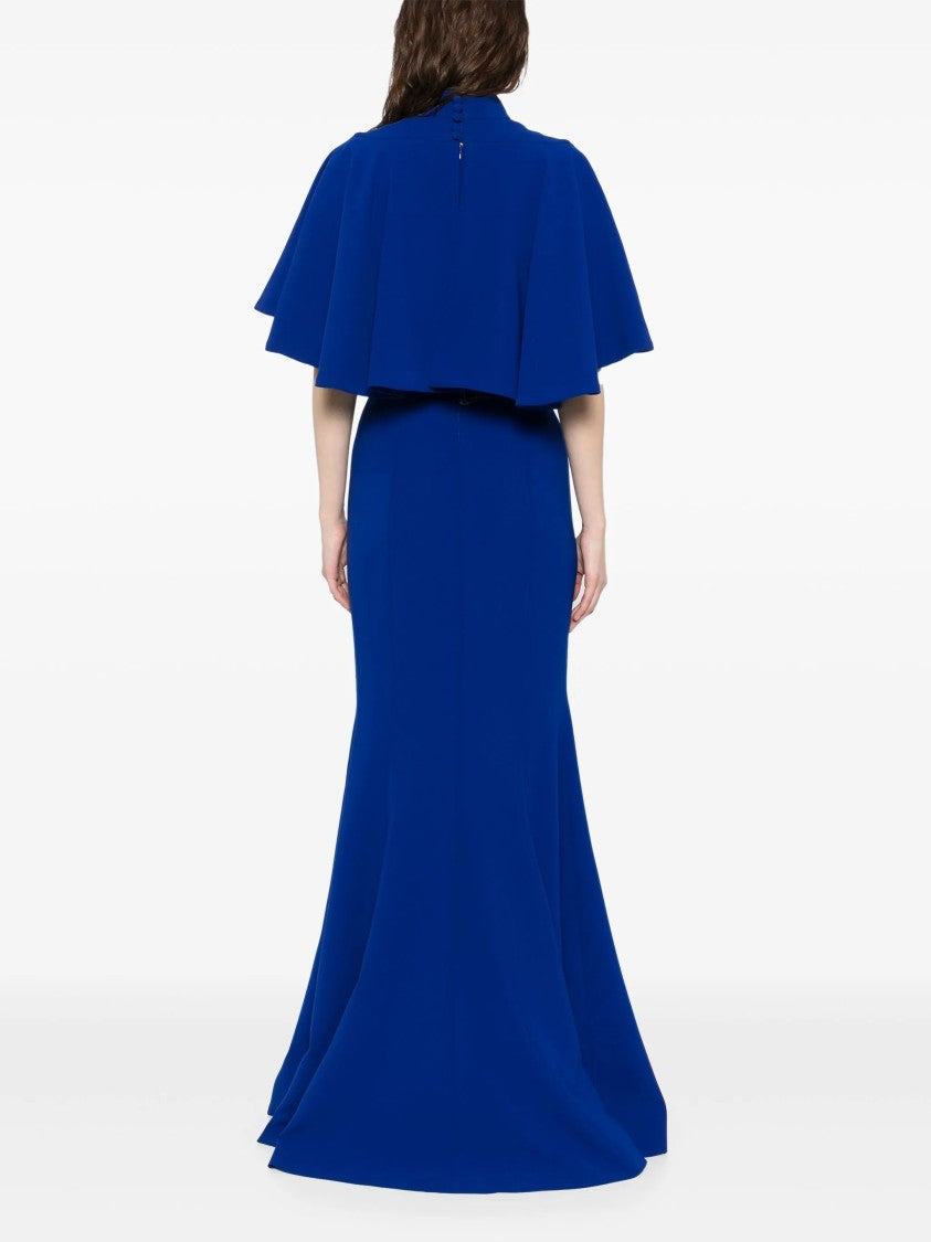 Saiid Kobeisy Fitted Crepe Long Dress