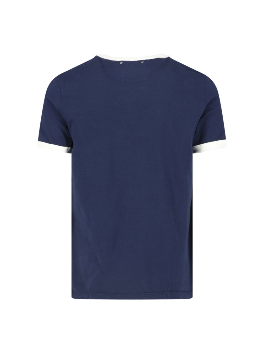 Golden Goose Short-Sleeved T-Shirt With Vintage Script Logo