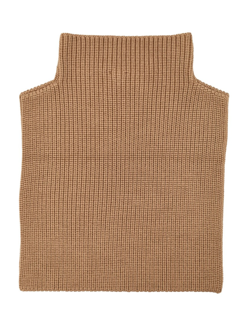 Max Mara Orsola Wool Ribbed Neckwarmer