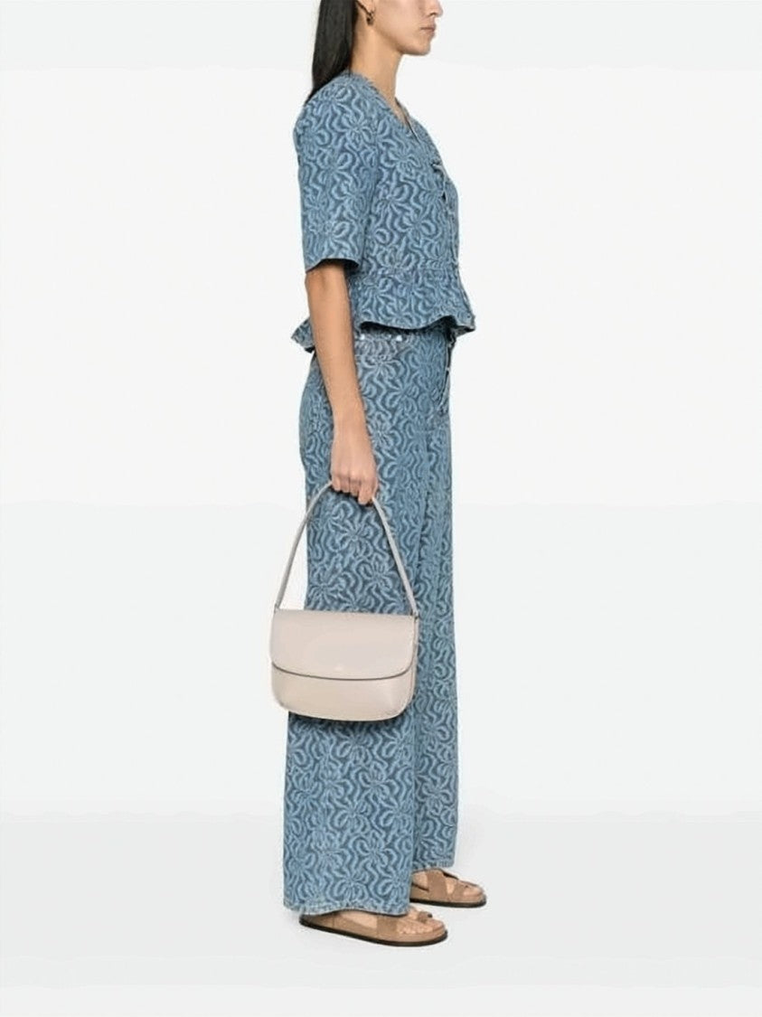 A.P.C. Structured Cowhide Leather Shoulder Bag