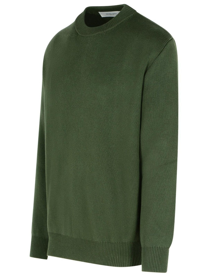 Golden Goose Green Cotton Sweater