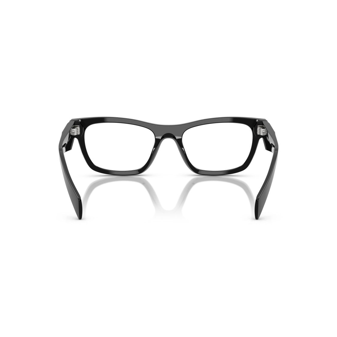 Prada 0Pr B01v Rectangular Black Acetate Eyeglasses