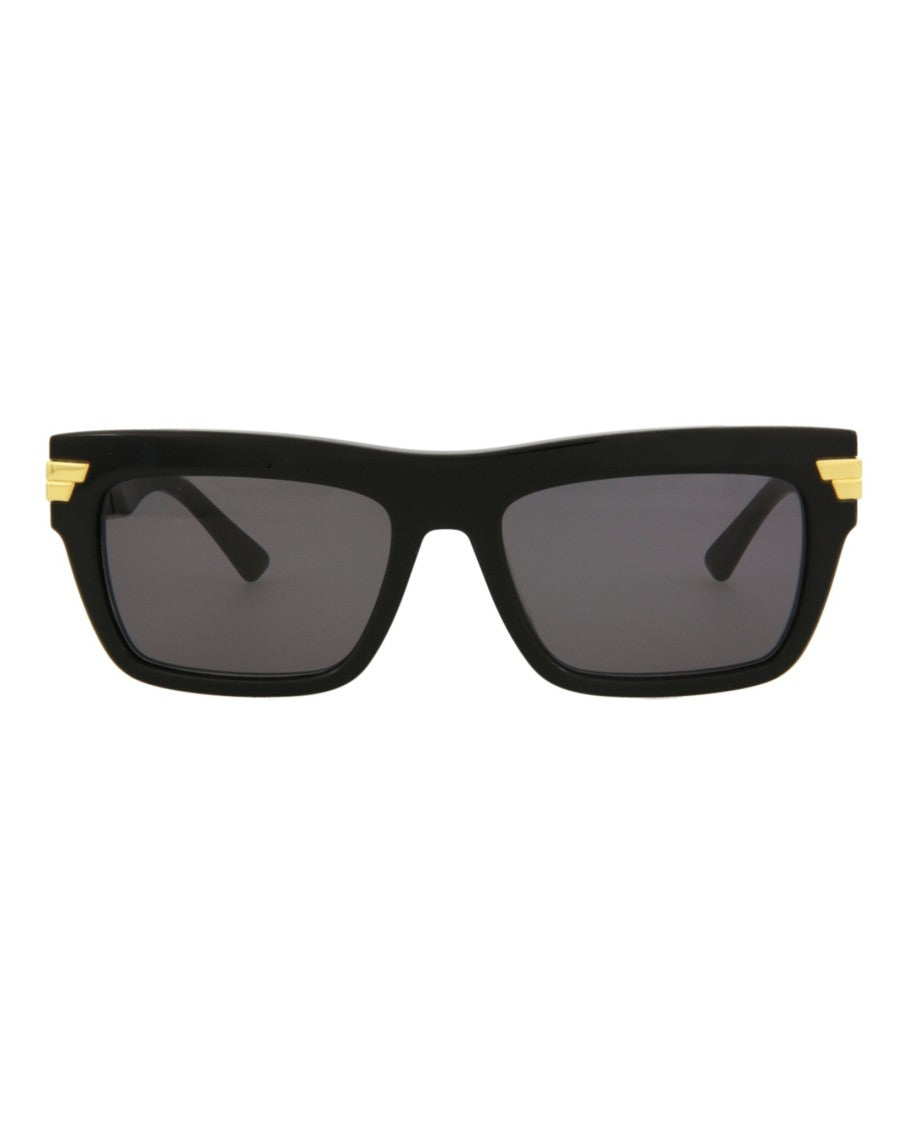 Bottega Veneta Square-Frame Acetate Sunglasses With Gold Accents