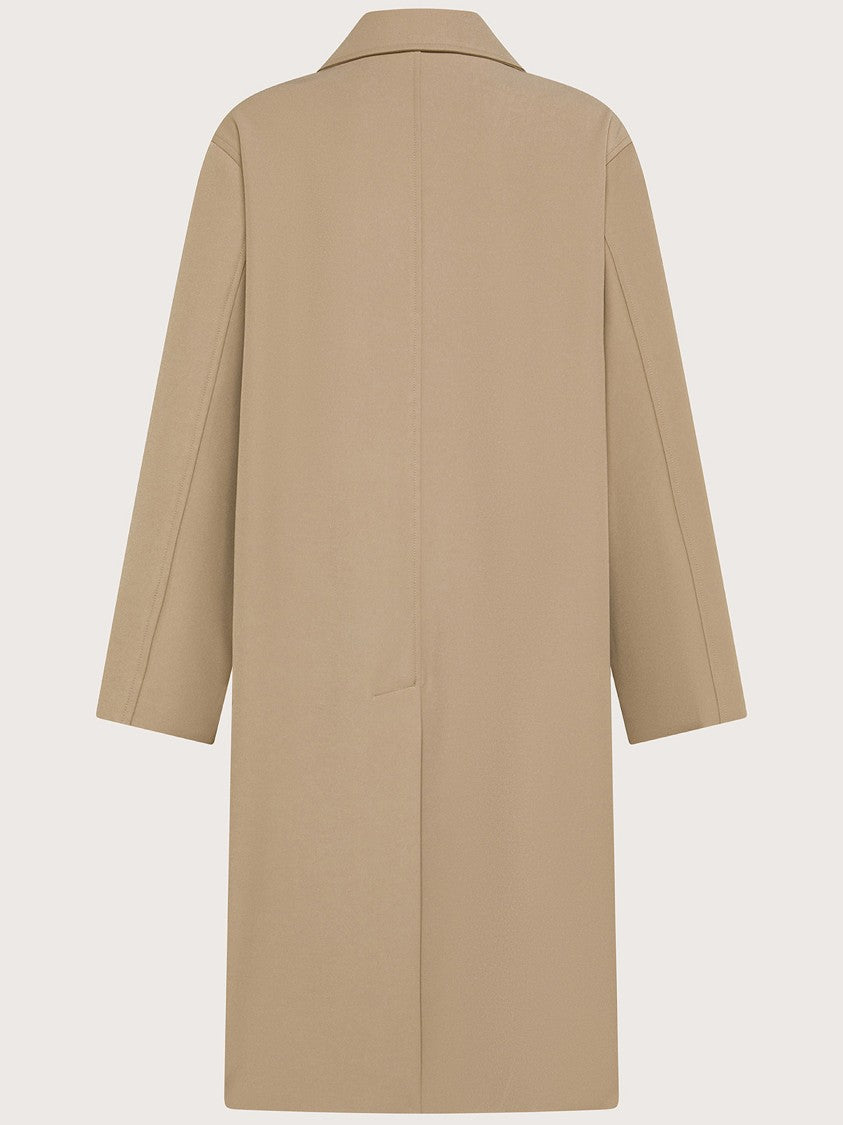 Seventy Venezia Beige Trench Straight Silhouette Cotton Trench
