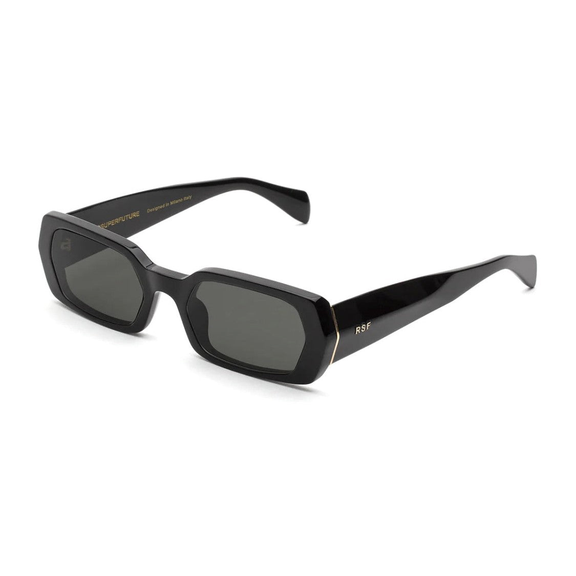 Retrosuperfuture Black L'altro Acetate Sunglasses