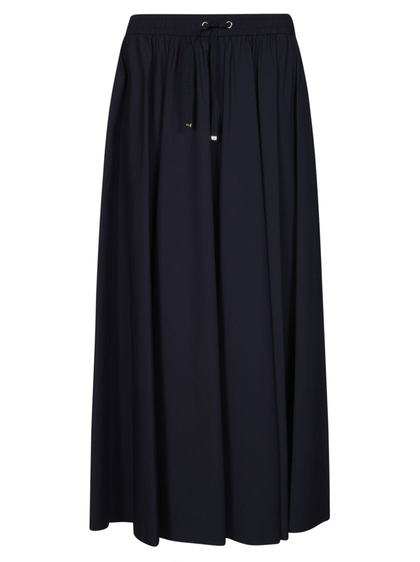 Herno Midi-Length Lightweight Nylon Skirt With Adjustable Waistband