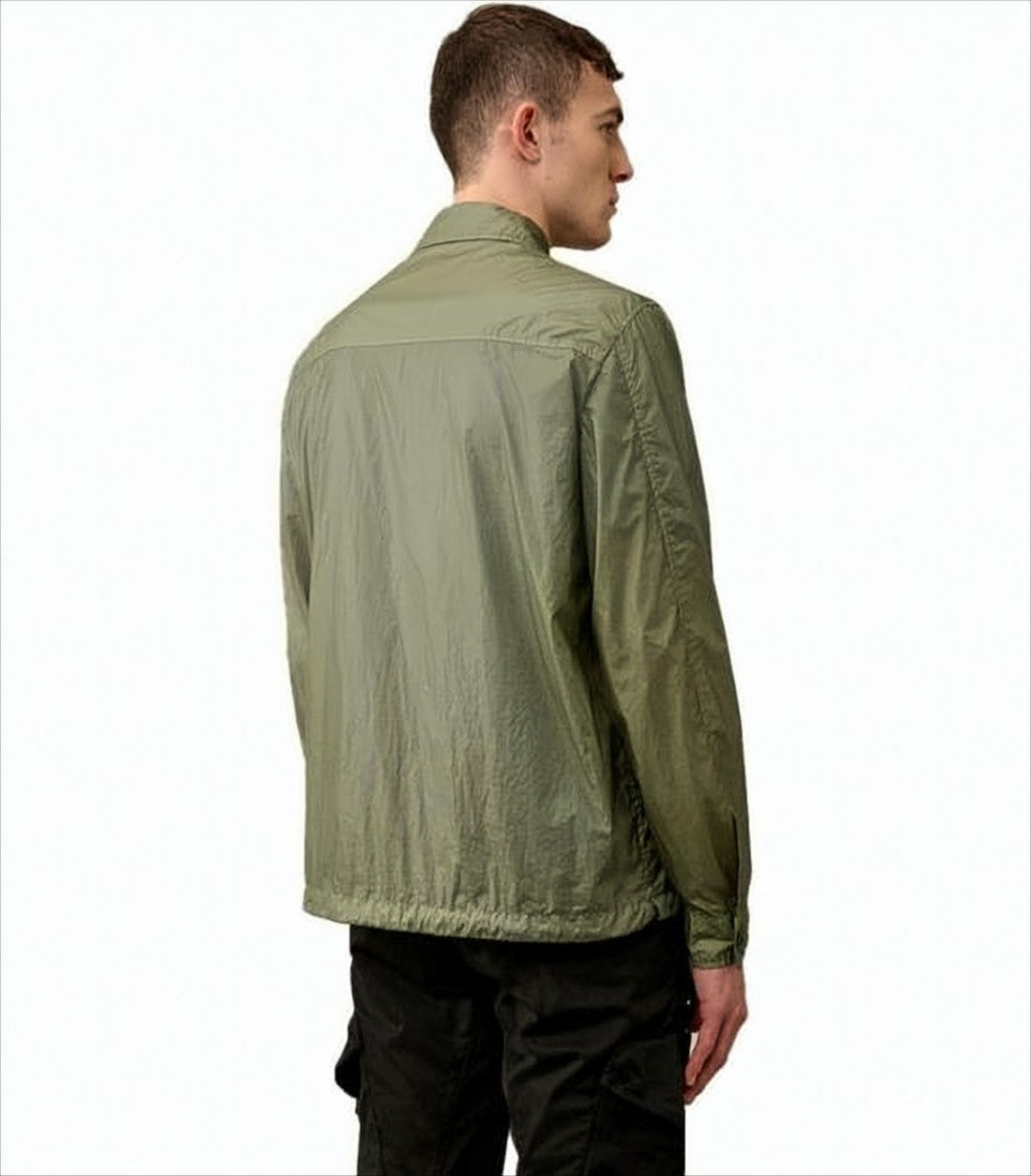 C.P. Company Lightweight Olive Green Polyamide Jacket With Lens Detail