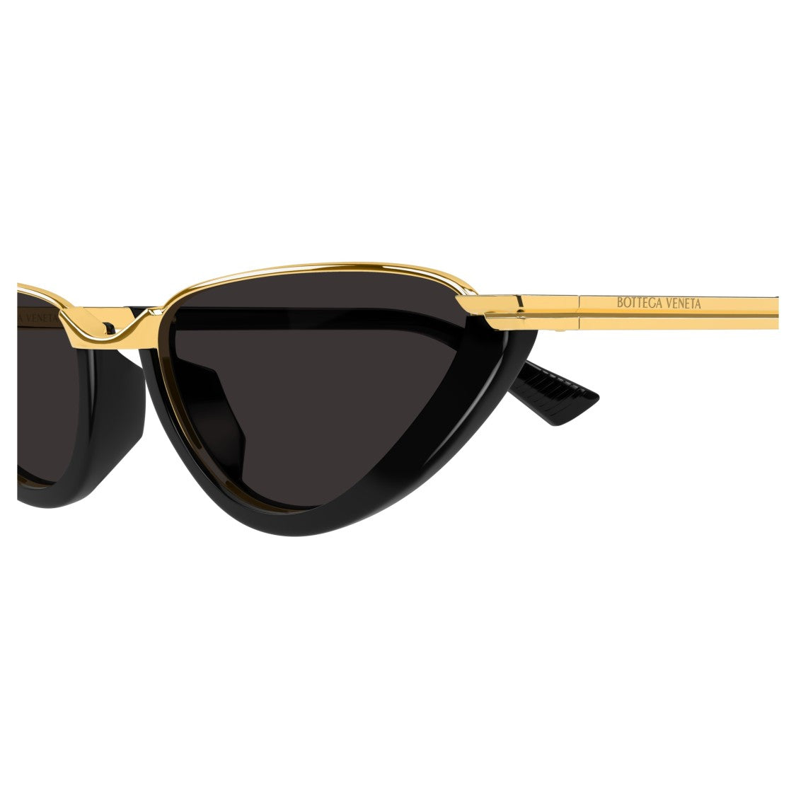 Bottega Veneta Black Bv1346s Cat-Eye Recycled Acetate Sunglasses