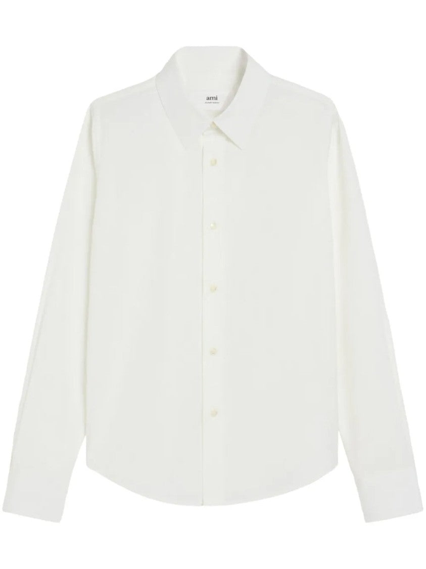 Ami Paris White Cotton Shirt