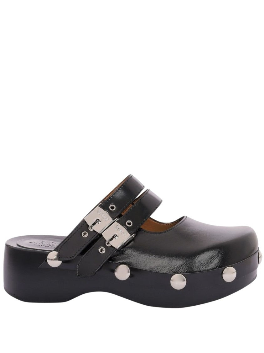 Philosophy Di Lorenzo Serafini Chunky Black Clogs