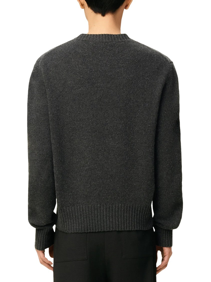 Ami Crew Neck Cashmere Blend Sweater