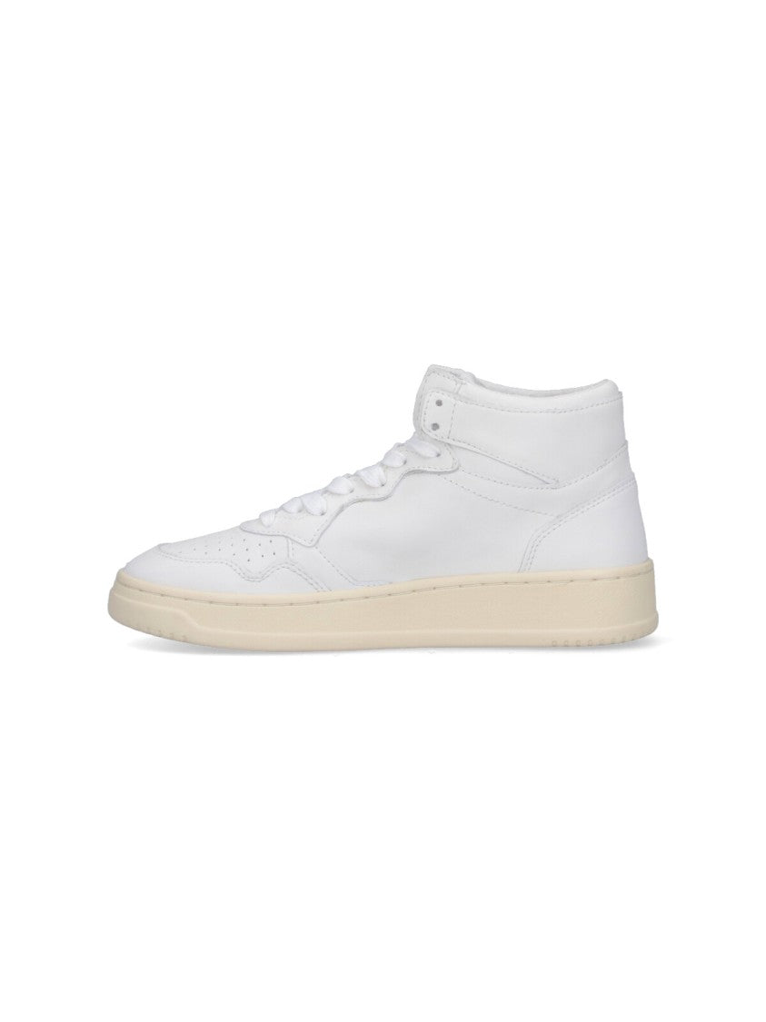 Autry "Medalist" High-Top Sneakers – White