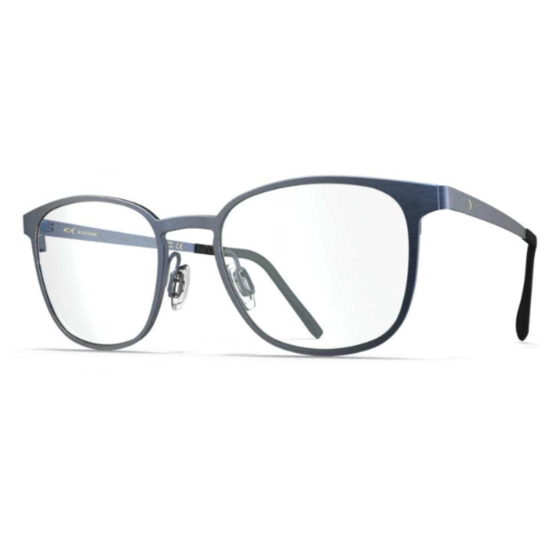 Blackfin Bf773 St. John Rectangular Titanium Sunglasses With Deep Blue Finish