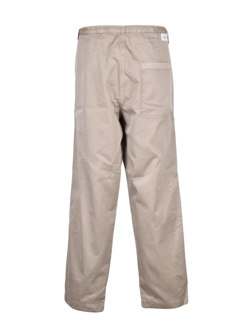 Replay Straight-Leg Cotton Pants