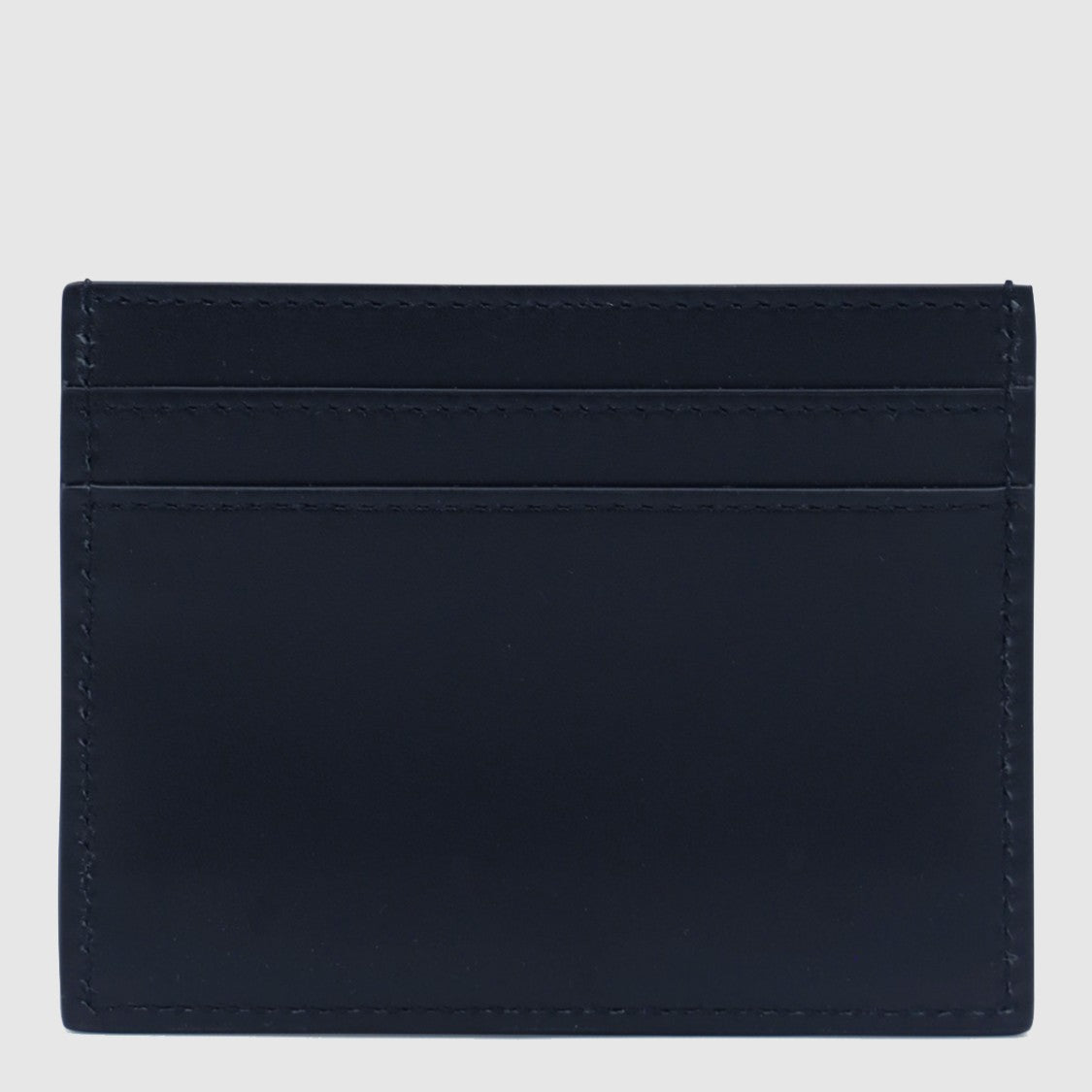 Saint Laurent Matte Black Minimalist Cardholder Wallet With Embossed Logo