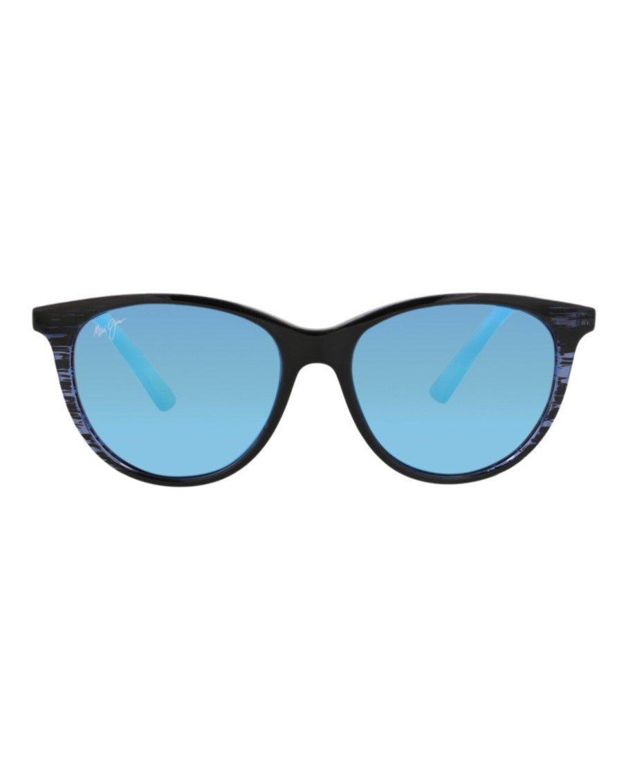 Maui Jim Round-Frame Injection Sunglasses With Polarized Lenses