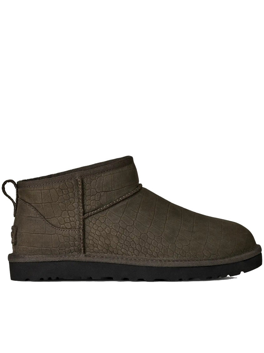 Ugg Classic Ultra Mini Embossed Textured Boots